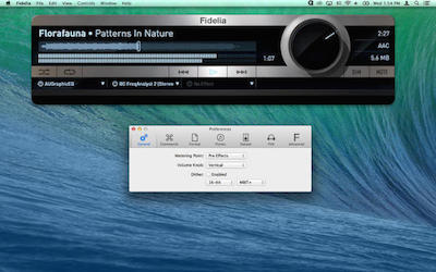 高清音频播放器: Fidelia for Mac的预览图