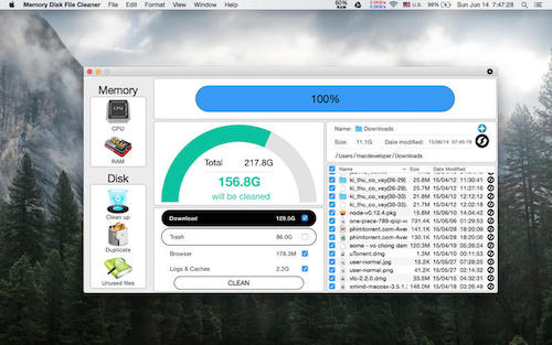 Memory Disk File Cleaner mac的预览图