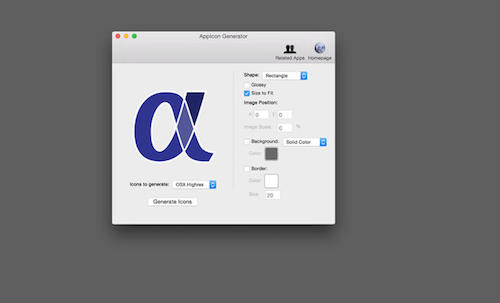 AppIcon Generator mac的预览图