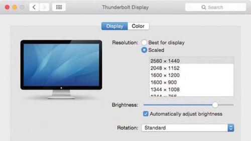 Mac外接显示器分辨率设置教程的预览图