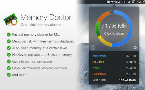 Memory Doctor Pro mac <span style='color:#ff0000;'>v1.0.1</span>的预览图