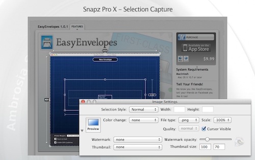 Snapz Pro X mac <span style='color:#ff0000;'>v2.6.1</span>的预览图
