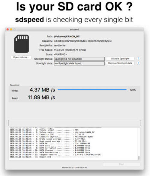 sdspeed mac – 验证闪存SD卡完整性软件 <span style='color:#ff0000;'>v3.0.1(9)</span>的预览图