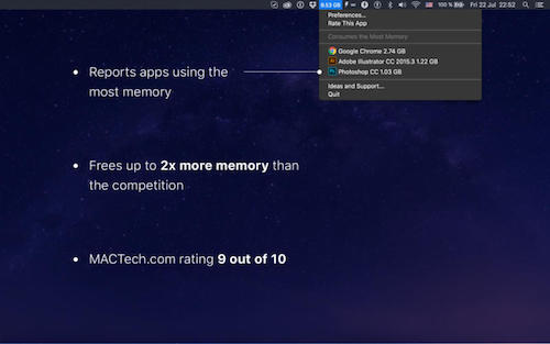Memory Cleaner Mac – 内存清理工具 <span style='color:#ff0000;'>v5.1</span>的预览图