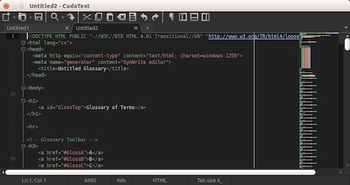 CudaText Mac – 代码及文本编辑器 <span style='color:#ff0000;'>v1.7.8</span>的预览图