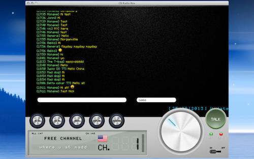 CB Radio Box Mac – 仿真无线电程序 <span style='color:#ff0000;'>v1.9</span>的预览图