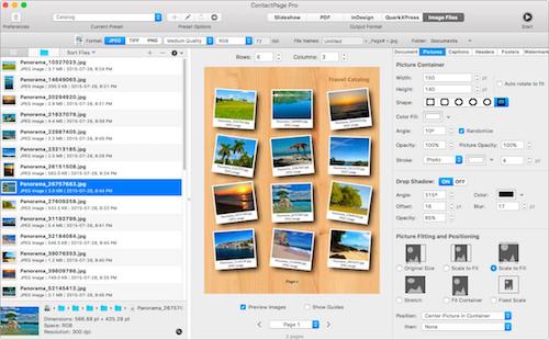 ContactPage Pro Mac – 图像编辑及快速排版输出工具 <span style='color:#ff0000;'>v6.0.0</span>的预览图