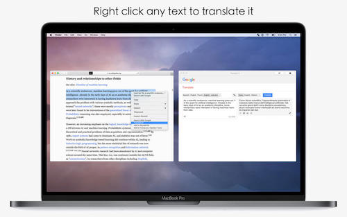 Translate It for Google Translate Mac – 快速翻译软件 <span style='color:#ff0000;'>v2.0(10)</span>的预览图