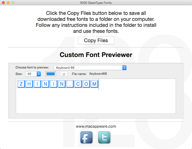 1000 OpenType Fonts Mac – 1000款商用创意字体合集 <span style='color:#ff0000;'>v4.0(6)</span>的预览图