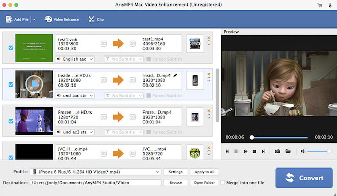 AnyMP4 Mac Video Enhancement Mac – 视频增强和编辑工具 <span style='color:#ff0000;'>v8.1.16</span>的预览图