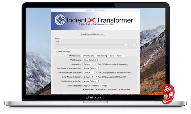 Iridient X-Transformer Mac – RAW图像格式转换工具 <span style='color:#ff0000;'>v1.0.2</span>的预览图