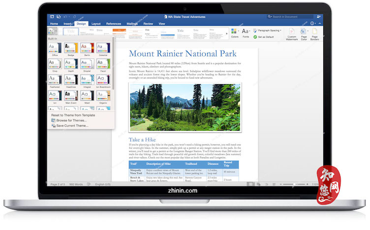 Microsoft Word 2016 Mac软件破解版知您网免费下载
