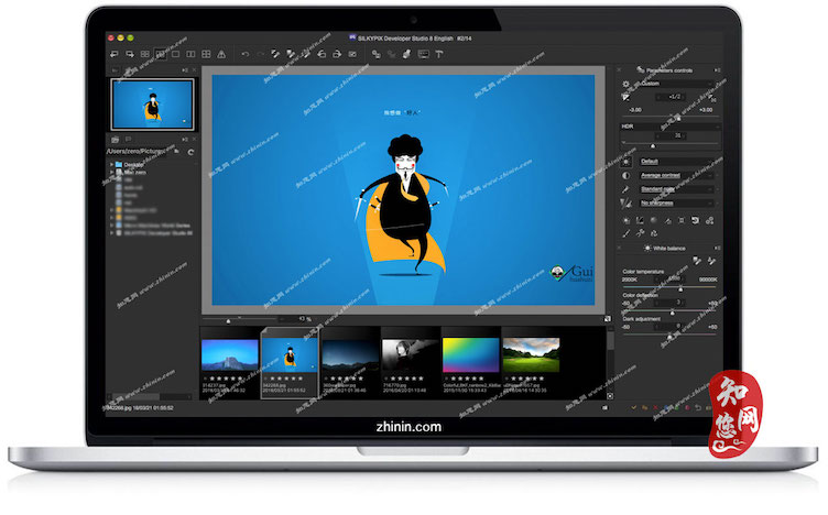 SILKYPIX Developer Studio Pro 8E Mac 专业的RAW格式相片处理软件 <span style='color:#ff0000;'>v8.0.24.0</span>的预览图