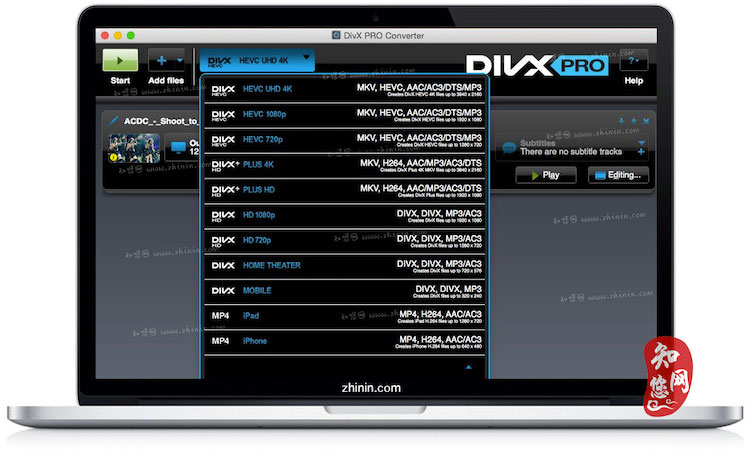 DivX Pro Mac DivX高清视频解码器 <span style='color:#ff0000;'>v10.8.7</span>的预览图