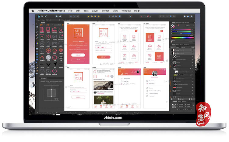 Affinity Designer Beta Mac破解版软件知您网免费下载