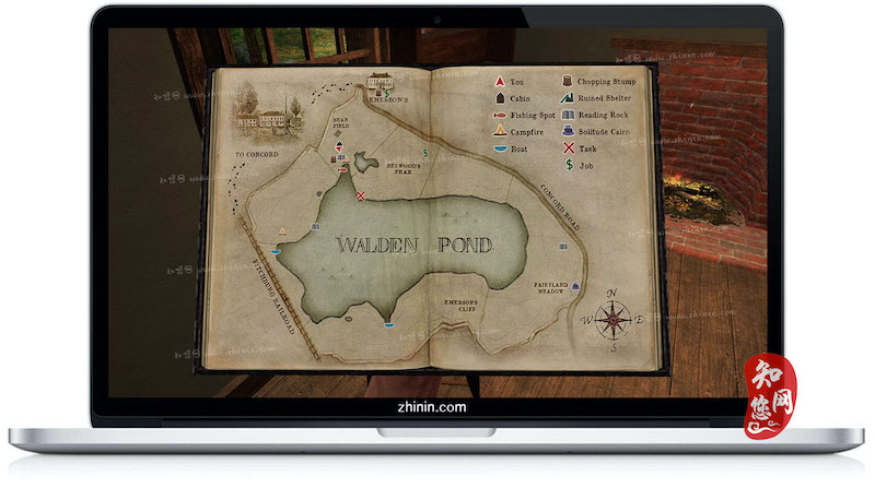 瓦尔登湖，一个游戏(Walden，a game) Mac游戏破解版知您网免费下载
