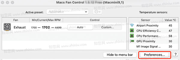 Macs Fan Control Pro Mac破解版知您网详细描述的截图1