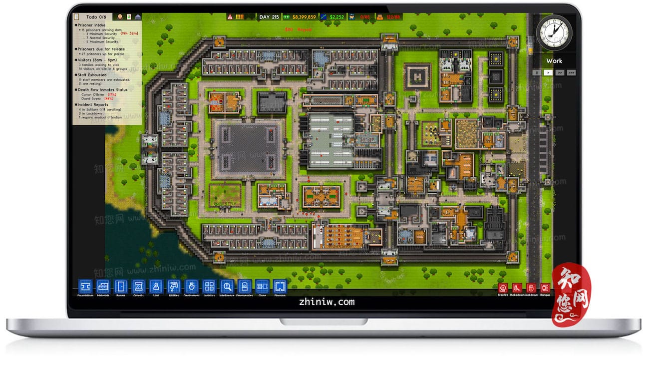 Prison Architect Mac(监狱建筑师) Mac游戏破解版知您网免费下载