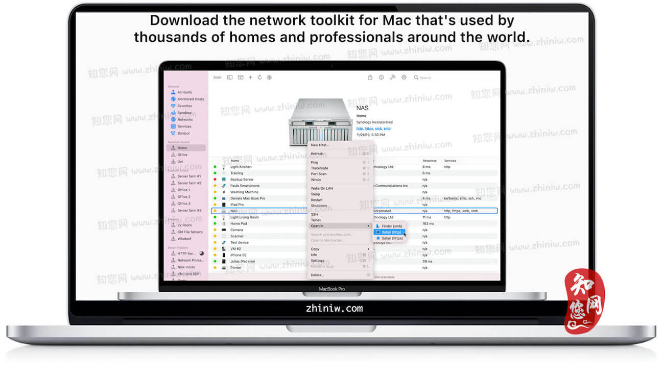 Network Radar Mac破解版软件知您网免费下载