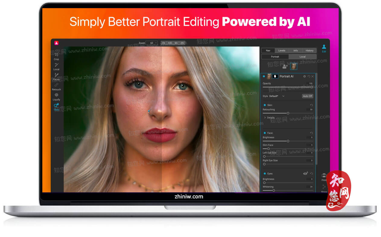 ON1 Portrait AI 2023 Mac软件破解版知您网免费下载