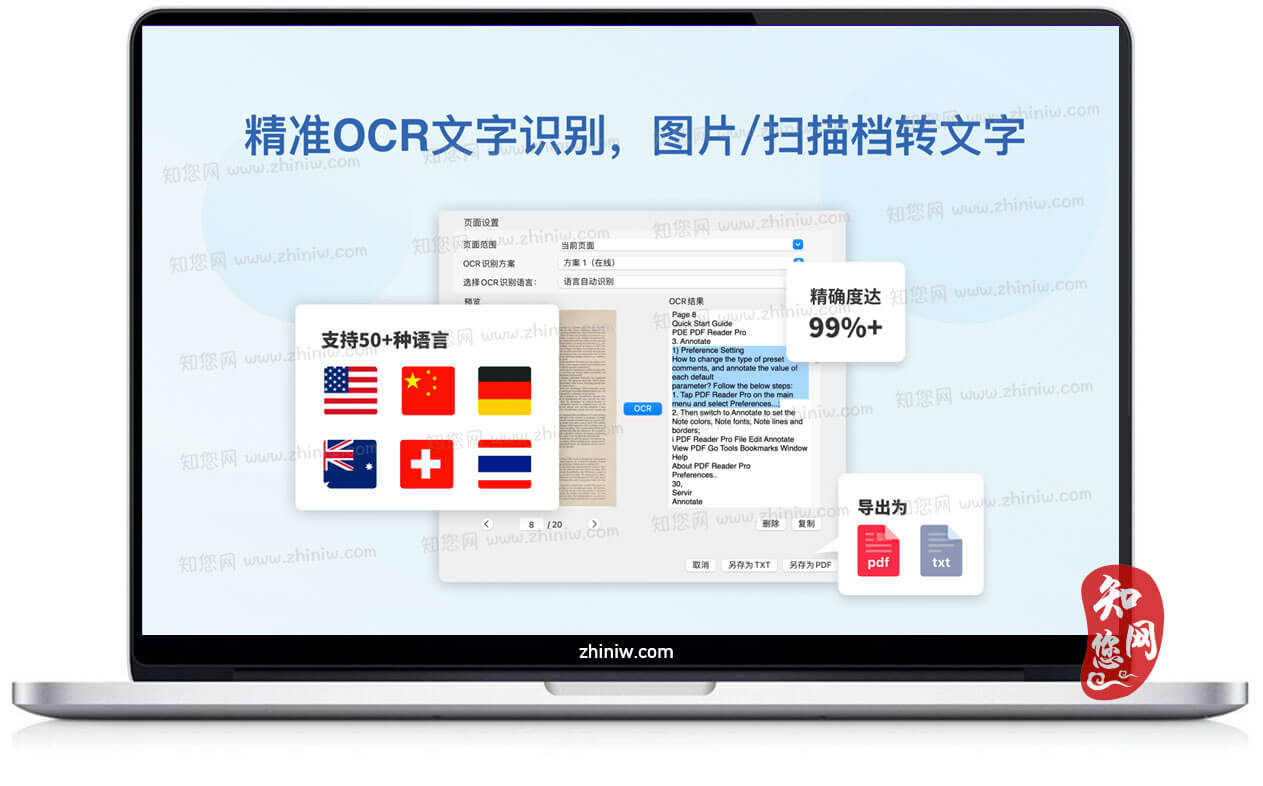 PDF Reader Pro Lite Mac软件破解版知您网免费下载