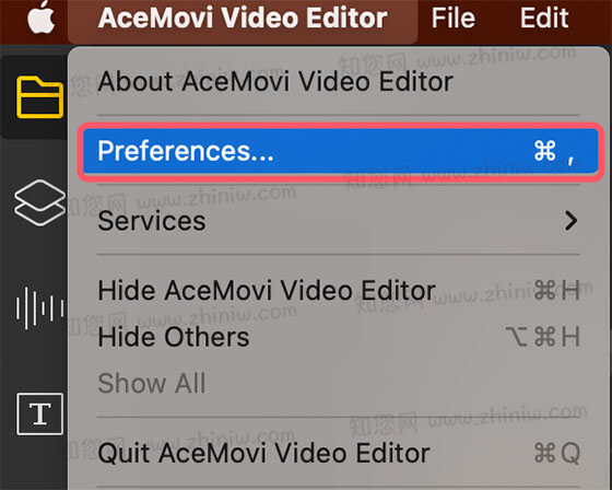 AceMovi Video Editor Mac破解版知您网详细描述的截图